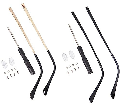 GORGECRAFT 4PCS Lunettes Bras Remplacement Jambe Accessoires Lunettes Temple Bras Universel Lunettes Réparation Cadre Temple Remplacement avec Tournevis Vis Rondelle pour Lunettes Lunettes de Soleil