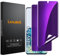 Lesakit 2 Pièces Anti lumière bleue Protection écran pour Samsung Galaxy S20, Anti-Espion TPU Film, Bord incurvé Plein Couverture, Sans Bulle, Sensible au Toucher – Violet