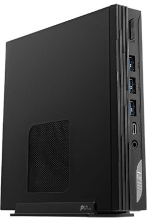 MSI Pro DP10 Barebones Mini PC: Intel Core i7-1360P, WiFi 6E, BT 5.2, Thunderbolt Type-C, Dual Display, Energy Efficient, Black: 13M-021BUS