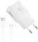 USB C Ladegerät 15W Schnellladegerät mit Ladekabel 1.2M Ladestecker Schnellladen USB C Power Adapter Handy Stecker Netzteil für Galaxy S23 S22 S21 S20 S10 S9 S8 A53 A52 A51 A50 A34 A32 A13 Note 10/9/8