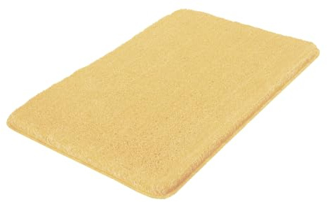 Kleine Wolke Badteppich Relax Mimose 70 x 120 cm | OEKO-TEX zertifiziert, rutschhemmende Unterseite, für Fußbodenheizung, maschinenwaschbar, 100% Polyacryl