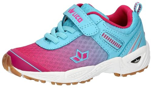 Lico Unisex Kinder Barney Vs Hallenturnschuhe, Pink Türkis, 31 EU