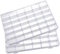 YBhuoo 2 Pack Snack Boxes(27.3×17.6cm), Snack Box with 36 Removable Grids Compartments, Multi Snackle Box Tray with compartment for Chocolates, Potato Chips, Nuts, Cookies, Candies, Fruits, Etc