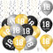 Luftballon 18 Geburtstag Junge,18. geburtstag luftballons,30 Stück Happy luftballons 18. Geburtstag Party Dekorationen für Jungen Mädchen