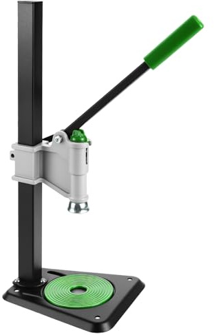 QWORK Strong Bench Bottle Capper, Reinforced, Height Adjustable, Lever-Action for Home Brewing, Compatible with 26 mm Caps