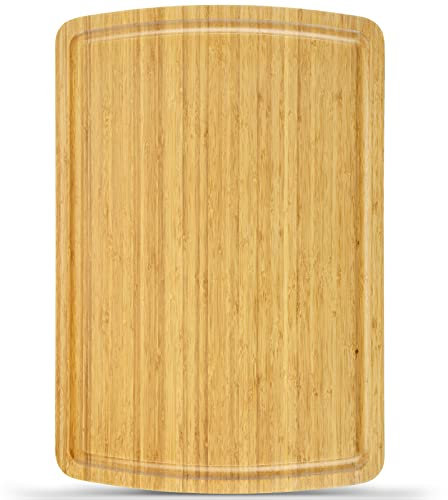 30 x 20 Inch Extra Large Wood Stove Top Cover Chopping Board, Bamboo Kitchen Cutting Board for BBQ, Turkey Carving Board, Large Charcuterie Boards for Party, Over The Sink Cutting Board