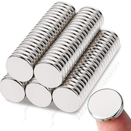 MIN CI 100 Stück Mini Magnete Rund, 10x3mm Neodym Magnete Stark Kleine, Magnete für Whiteboard, Magnete für Magnettafel Pinnwand Kühlschrankmagnete Flach Magnete Kaufen