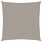 vidaXL Voile d'ombrage 160 g/m² carré Gris Clair 4,5x4,5 m PEHD, Voile de Soleil, Voile d’ombrage, Store de Patio, Voile de Pare-Soleil