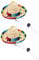 Toddmomy 2sets Dog Hat for Party Woven Sombrero Photo Prop Gentle on Skin Supplies 2pcs*2