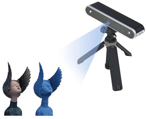 SCULPFUN 3D Scanner Set, 0,1 mm Hochpräzises Infrarot-3D-Scanner, Scangeschwindigkeit bis zu 18 fps, Unterstützt Farbscannen, Einzelbild-Scanbereich: 210 x 130 mm