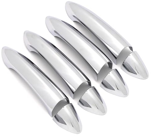 For Vauxhall for Insignia MK2 2017-2019 Car Door Handle Covers | Car Exterior Modify Chrome Side Door Handle Cover Decoration Sticker.(Style A)