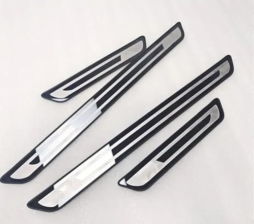 HMYOUXUAN Protection Seuil de Porte de Voiture pour BMW X1 U11 2022-2023 2024 Plaques de Protection de seuil de Porte, Door Sill Contre Les Rayures Protection, 4 Pièces