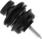 DIKACA Guitar Strap Nails Midi Cable Ukulele Hanger Wall Mount Guitar Straps Bass Pickups Instrument Safe Guitars Guitar Strap Retainer Guitar Pick Holder Bass Straps Peg Black Metal
