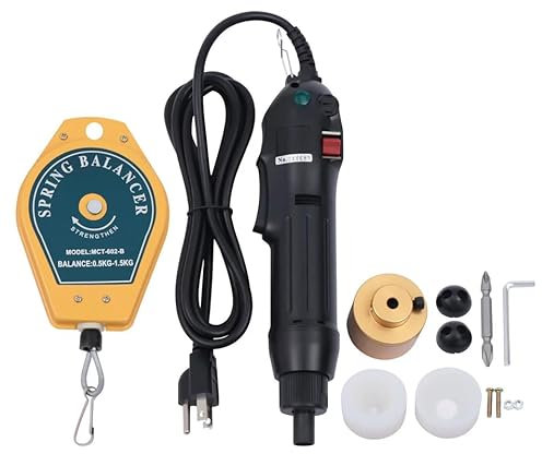 Handheld Bottle Capper 80W 2-30K Torque Electric BottleCapper with Automatic Stop, Adjustable Torque and Speed Control, Efficient Hand-held Bottle Capping Machine for 10-30mm Cap