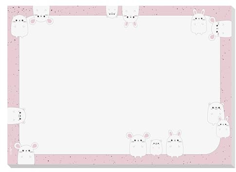 SIGEL Malblock Kinder DIN A3 Kawaii Tiere Papier-Schreibtischunterlage | HO925, 30 Blatt mit niedlichen Tiermotiven zum Ausmalen