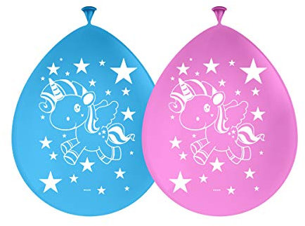 Generique Ballons mit Einhorn, 8 Stück