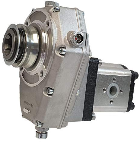 Hydromot Ingranaggio ad albero cavo, anello a scatto con pompa idraulica (pompa ad ingranaggi BG 2), volume di deglutizione selezionabile, misura 6 CCM per trattore, portata massima 2500 kg