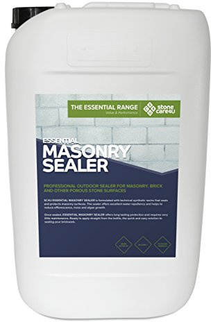 StoneCare4u - Essential Masonry Sealer - Professional Outdoor Sealer for Masonry, Brick and Other Porous Stone Surfaces (25 Litre)