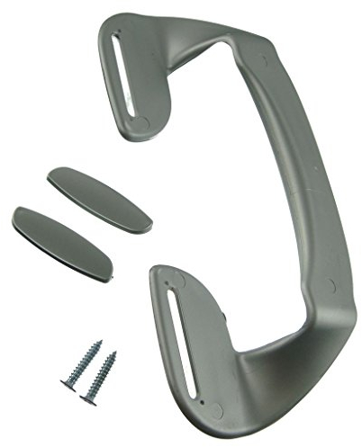 Mango universal de plástico plateado para puerta de frigorífico o congelador