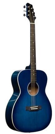 Stagg Auditorium Gitarre mit Lindenholz-Decke, Blau