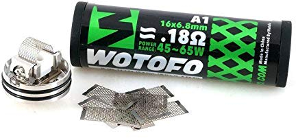 Wotofo Bobinas de malla para Profile RDA 0.18ohm (10PCS) Sin nicotina ni tabaco