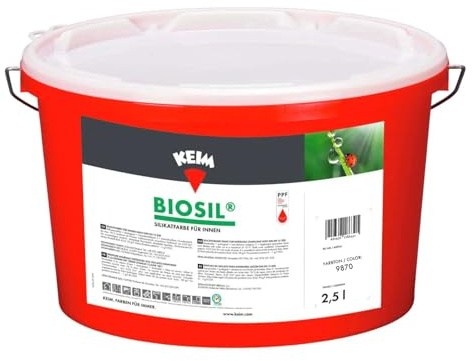 Keim Biosil Silikatfarbe für innen (altweiß, 2,5 Liters)