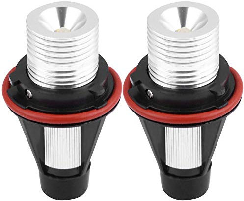Luces LED Angel Eyes 6000K 5W para E60 E61 E39 E53 – Iluminación Potente y Duradera con Fácil Instalación y Diseño Resistente al Agua