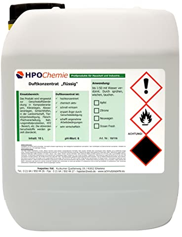 HPOChemie Duftkonzentrat/Geruchskonzentrat flüssig Ocean Fresh - 5ltr.