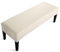 Fuloon Universal-Bezug für Esszimmer-Bank, elastisch, Stuhlhusse, für Esszimmer, abnehmbar, Bezug für Esszimmerstuhl, Esszimmer (Beige)