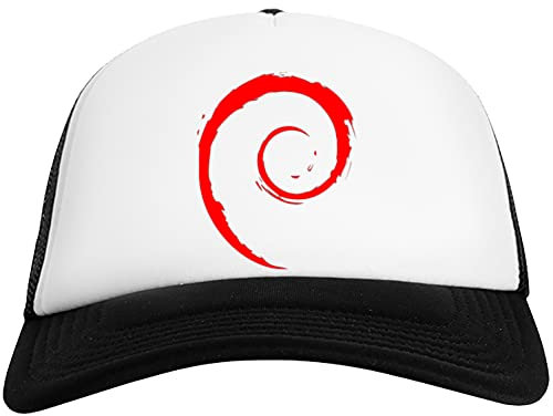 Debian Letzte Herren Damen Baseball Kappe Gittergewebe Zurück Mens Womens Cap Mesh Back