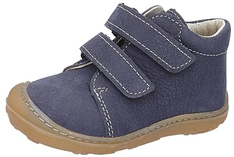 RICOSTA Mädchen und Jungen Stiefel Chrisy, Kinder Lauflernschuhe, Weite: Mittel, lose Einlage, terracare, Leder, Klettstiefel, See (170), 23 EU