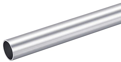 sourcing map 6063 Aluminium Rundrohr 25mm Außendurchmesser Alurohr 22mm Innendurchmesser Aluminiumrohre 200mm Länge Aluprofil Rohr Aluminiumstange Rund Hohler Aluminium Profil Rohre
