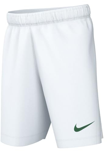 Nike Jungen Y Nk Df Park Iii Short Nb Kurze Hose, White/Pine Green, XL EU