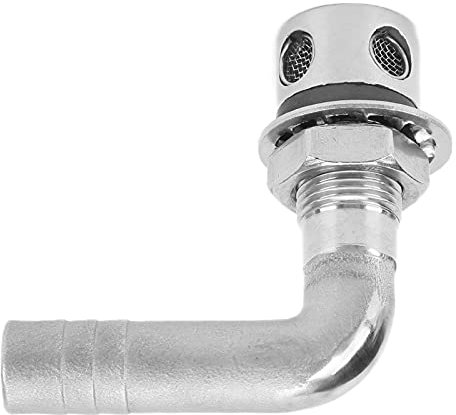 90° Boat Fuel Tank, Boat Gas Tank Vent 316 Stainless Steel Corrosion Resistance for 5/8in Hoses Yacht Marine