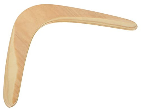 Warmhm Adults Boomerangs Outdoor Wooden Plaything Crafted Wooden for Kids Adults Kids Sports