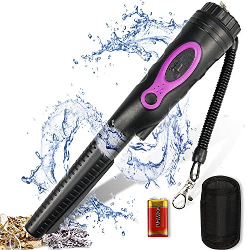 BEKOYWOY Handheld Metal Detector Wand, Security Wand, Safety Bars, Portable Adjustable Sound & Vibration Alerts, Detects Weapons Knivers Screw, a gift for Adults and Kids (Black)