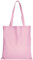 TEXXILLA 10er | 25er | 100er Pack Baumwolltasche - 28 Farben | mit Zwei Langen Henkeln | 38x42cm | Jutebeutel | Einkaufstasche | unbedruckt, Farbe:rosa, Größe:100 Stück