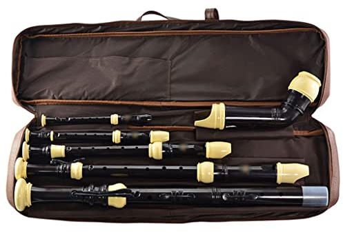 Blockflöte Professionelles Band-Performance-Recorder-Set, 8-Loch-Blockflöte Im Barockstil Mit Aufbewahrungstasche, 3-teiliges Blasinstrument, Mit Reinigungsstäbchen + Umhängeband