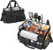 HODRANT Grill Utensilien Caddy mit Papier Handtuchhalter, Große Tasche für Grill Werkzeuge für Tailgating Essentials, Draussen Küchen Zubehör Taschen Organizer für Picknick oder Camping, Nur Tasche