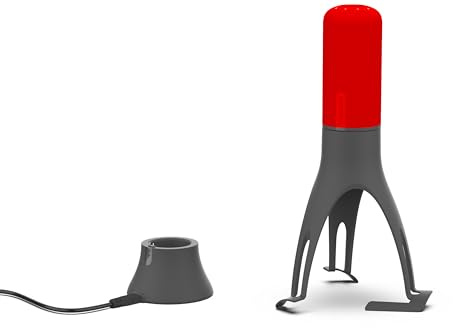 Uutensil Stirr Plus - The Unique Automatic Pan Stirrer - with Rechargeable USB Stand - Red