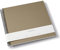 Semikolon 369990 Spiral Album Economy Large, 34,5x33,2 cm, Fotoalbum, 50 Seiten cremeweiß, Fotobuch, fango beige