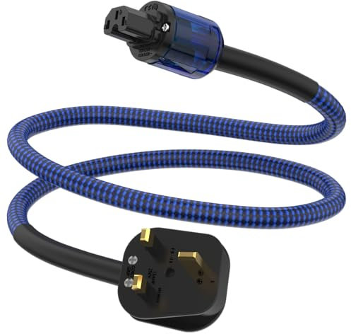 Tertullus Audiophile Power Cable Hifi Power Cable Ofc Power Cord Male To Female Home Audio Cable For Hifi Cd Tube Amplifier (1m, P25)