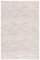 SAFAVIEH Geometrisch Teppich für Wohnzimmer, Esszimmer, Schlafzimmer - Whisper Collection, Kurzer Flor, Elfenbein, 91 X 152 cm