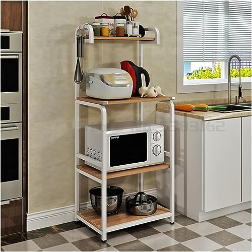 Meuble Micro Onde Support De Four À Micro-Ondes À 3 Niveaux Étagère De Cuisine Armoire De Maison Étagère De Cuisine Armoire De Four À Micro-Ondes Étagère Debout Au Sol Etagere Micro Ondes