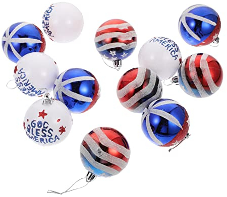 Cabilock 24stücke Teiliges Hängende Dekorationen Für Unabhängigkeitstag Kreative Party-Accessoires Mit Amerikanischen Flaggenmotiven Geeignet Für Festlichkeiten Und Dekorationen Jedem