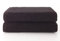 Top Towel - Plus - Lot de 2 Grandes Serviettes de Bain - Grandes Serviettes de Douche - Serviette de Bain de 100 x 150 cm - Noir