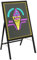 Tableau de messages, publicitaire, lumineux, 50 x 70 cm, avec 8 stylos néon, télécommande, panneau lumineux LED, effaçable, affichage du menu debout, panneau lumineux