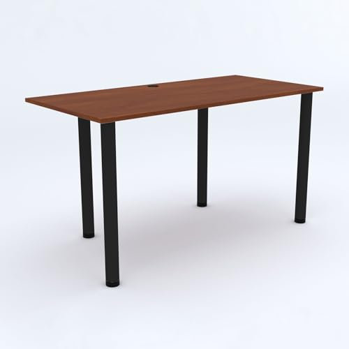 AKKE Gaming Tisch Schreibtisch Gamingtisch Computertisch 100 x 60 cm 3 cm Höhenverstellbar Metall PCV Laminiert Locarno