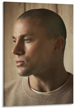 Voliko Channing Tatum Poster, Gemälde, Leinwand, Wandkunst, Wohnzimmer, Poster, Gemälde, 20 x 30 cm