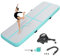 KIKILIVE 10CM Hoch Gymnastikmatte Tumbling Matte, 5M Aufblasbar Gymnastik Track Matte Air Turnmatte mit Luftpumpe Aufblasbare Sportmatte für Fitness/Outdoor/Yoga/Training usw